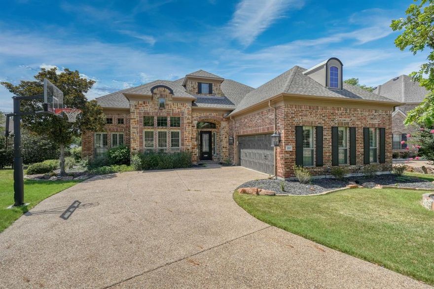 Stunning home with Swimming Pool in the highly desirable McKinney ISD is available now! It opens to a high ceiling entrance with a stylish chandelier, a formal dining room, and big shutter windows. Then you enter the spacious office room with French doors, high ceilings and large windows on both walls. The main living area has an open floor plan with built in cabinets, large kitchen with gas stoves, double oven, big island, and a spacious breakfast area overlooks the stunning resort style swimming pool, and a covered patio area. 
There are four bedrooms and three full bathrooms. The large master suit features bay windows, double sink, garden tub, and a spacious walk-in closet. The jack & jill bathroom in the second floor connects two bedrooms with walk-in closet. The fourth bedroom has its own in-suite bathroom. The home theater is fully furnished with theater coaches, a projector and a wine bar. The large second living area upstairs can be a nice play area or a gaming room.