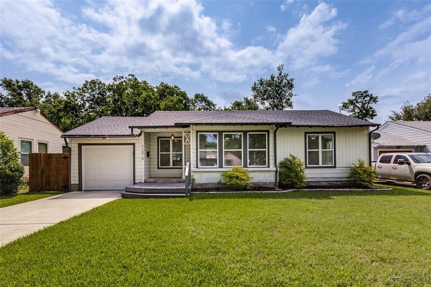 This move-in ready 3-bedroom, 2-bathroom single-story home offers an open-concept floor plan and a long list of desirable updates and an attached garage. The updated kitchen features quartz countertops, a subway tile backsplash, gas cooktop, and commercial-grade vent hood, all opening seamlessly to the main living and dining areas. Perfect for everyday living and entertaining. Large windows throughout the home provide an abundance of natural light, while the updated bathrooms add a modern touch, including a double vanity and spacious walk-in shower in the Primary Suite. Major recent improvements include a new roof in 2025, new HVAC system in 2025, and a newly added Tuff Shed offering excellent additional storage or workspace. This one won’t last long, schedule a tour today!