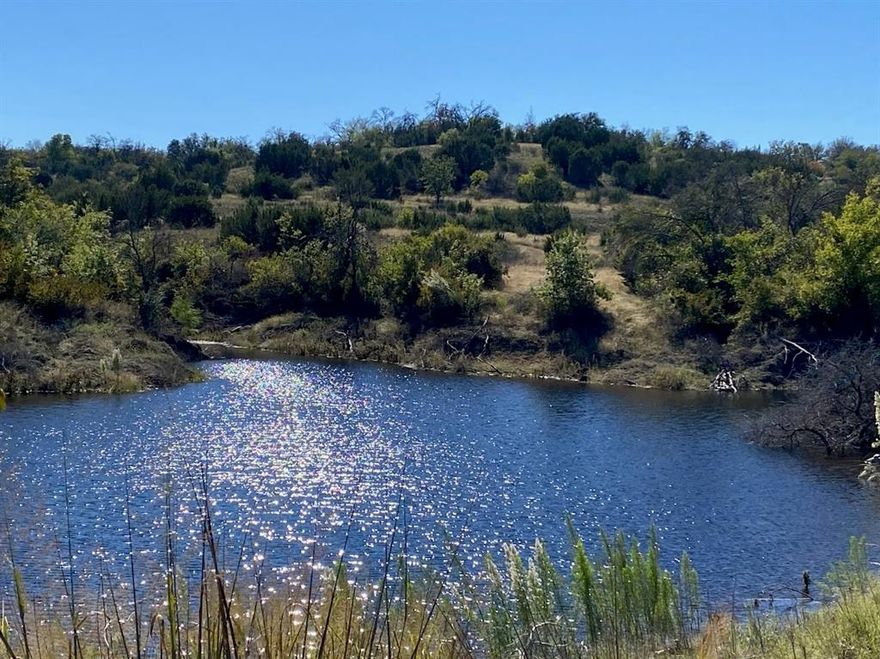 WANT TO BUY A SPECTACULAR RANCH THEN THIS IS IT!  This ranch offers so many opportunities due to location and natural beauty and has a location 15 minutes north of Stephenville and 30 minutes from Granbury, 40 minutes from Weatherford and an easy hour from Fort Worth! SERENITY with the convenience of groceries and shopping a short drive away! You will fall for the incredible vistas and diversified terrain that this ranch offers! It truly is a must see to be able to appreciate what the current owner has created! Price reduction will more than allow fix to a lake leak near the spillway.

This ranch has been managed for 13 yrs, creating a Wildlife Sanctuary for all Native Species. Lush native grasses,  lake full of bass, catfish, & bluegill, excellent hunting for Whitetail, turkeys, dove or ducks. excellent grazing for your horses or cattle. Beautiful neighboring ranches! The ranch has very appealing topography with 135ft elevation change. Should you wish to build a larger home and use current home as Guest Facility,  there are a dozen or more spectacular views all over the property. 

The range is 70% Live Oaks and Post Oaks, 30% is made up of Elm, Maple, Cedar, Mesquite, & Cottonwoods. There are approximately 200 Native Pecan trees along the creek! Wild Mustang Grapes cover a lot of the underbrush and fence lines. The land is mixture of thick cover & open pastures which have sparse Oak trees as well Wildlife is abundant. There has never been a Whitetail Deer harvested in the last 13 yrs. Last Fall there were 4 bucks in the 130 to 140 Boone & Crockett Class.  At any given time there could be as many as 3 groups of Rio Grande turkeys with 20 birds. These turkeys are present all year around. Improvements include 1000 SQ FT 2 Bedroom 2 Bath Ranch Style Home with 18 ft Vaulted Ceilings. Floors in Main Living Area done in beautiful Australian Cypress Wood. A spacious open air porch is attached. Nearby is a detached garage, horse barn with 2 stalls and livestock pens.