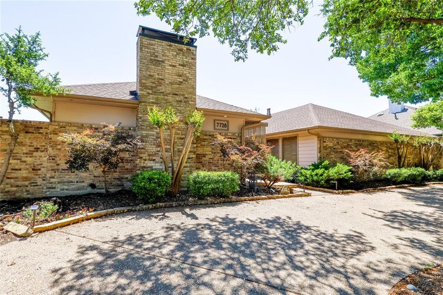 Tucked away in one of Far North Dallas’ most desirable neighborhoods – Highlands North, this beautiful move in ready mid-century home offers space, comfort, and style. With its old Hollywood vibe, this MCM is timeless in its appeal. Zoned for Richardson ISD, including the well-regarded Bowie Elementary and JJ Pearce HS. True indoor-outdoor living is at the center of the home allowing for the parties to flow. Enjoy the backyard oasis with pool, spa and full outdoor kitchen flowing from the entry hall and sunroom. Covered outdoor seating makes for beautiful summer evenings on the patio. A modern kitchen featuring double ovens, a gas cooktop and an eat in bar is a dream for a cook. There is plenty of space to sit down and have a meal with a breakfast room and a dining room adjacent to the kitchen, making meals a breeze. The living room is a cozy retreat with a majestic fireplace (wood burning but piped for gas) and a built in bar. The spacious layout includes a split bedroom format with four bedrooms and three bathrooms. The primary suite is a refuge with a sitting area, a luxurious ensuite bathroom that boasts an antique vanity, separate tub and shower and private access to the backyard. Two additional bedrooms are connected by a stylish Jack and Jill bathroom, and a fourth bedroom - that could function as a second primary - has its own updated bath that also serves guests. Each secondary bedroom has built in shelving for added storage. The backyard landscaping including olive and fruit trees were specifically selected for the North Texas climate. The treelined Highlands North community has it all. The community features twin lakes, Preston Ridge Trail and Salado Park. Easy access to restaurants, fitness centers, shopping, and more. Just a few minutes to UTD, the tollway, George Bush turnpike and Central Expwy. Come visit today. Special Note - Seller will convey kitchen refrigerator; washer, dryer, and freezer located in laundry room.