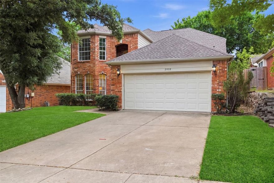 Located at 2408 High Chapel Ct, this beautifully updated 4 bedroom, 2.5bath home offers a refined balance of comfort, functionality, and modern upgrades in one of Highland Village’s most desirable communities.
The home features brand-new LVP flooring and new carpet throughout, creating a fresh and cohesive feel from the moment you walk in. The kitchen has been refreshed with new counter top, giving the space a clean and updated look, and it opens seamlessly to the family room—an ideal layout for everyday living and entertaining.
The primary suite stands out with a newly renovated master bathroom, offering a more modern and comfortable retreat. Additional highlights include a fireplace and a spacious gameroom that provides flexibility for a variety of uses.
Step outside to an open patio overlooking a generously sized—perfect for entertaining or future outdoor enhancements. With strong curb appeal and a practical, well-balanced layout, this home presents a great opportunity in a highly sought-after Highland Village location.