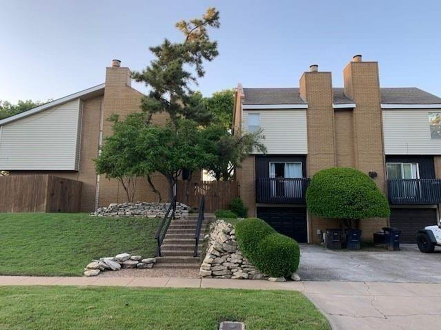 Great location close to downtown Ft. Worth and TCU campus in the coveted Mistletoe Heights neighborhood.  The entire unit has been repainted and has new luxury vinyl flooring and new glass cooktop and new dishwasher.  Open floorplan with fireplace in the living room and half bath off kitchen. All bedrooms upstairs in addition to two full bathrooms. Lots of natural light, balcony off second floor. Included stacked washer and dryer and all appliances. Semi-private pool inside private backyard area Off street parking. Must see!!