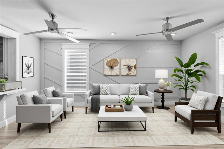 This townhome exudes bespoke elegance an immaculate renovation with impeccable craftsmanship reflected in every detail. Step into a most luminous, open-layout living area, where beautiful wood-vinyl plank flooring is accented by a modern feature wall & designer lighting. The chef’s gourmet kitchen offers dazzling quartz countertops. The stone mosaic backsplash aligns perfectly with a sleek vent-hood providing a tailored focal point that elevates the space, with custom soft-close cabinetry, all complemented by top-tier stainless appliances — a curated backdrop to create your culinary cuisine. Ascend to three tranquil bedrooms, anchored by a master suite transformed into a private sanctuary with a walk-in closet and ensuite bath.  Located in the lush, planned community of Crawford Farms, you’ll enjoy exclusive access to resort-style community pools and green spaces in the top-rated Keller ISD with a walkable neighborhood vibe- modern and yet, low-maintenance. This family-friendly enclave offers prime convenience — minutes from the upscale dining and shopping in Alliance Town Center and Presidio, with a short drive to downtown Keller or downtown Fort Worth.