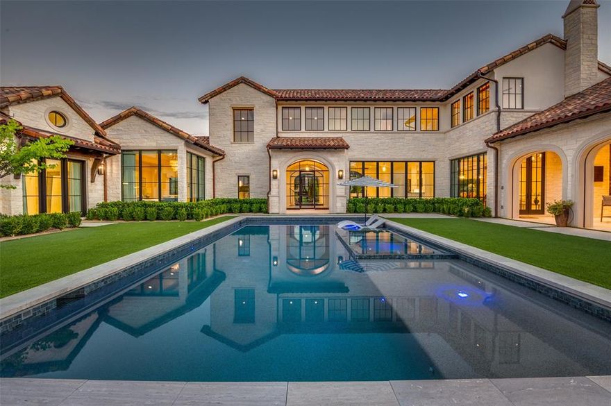 Located in Westlake’s premier guard-gated neighborhood, Quail Hollow, this home was built by esteemed builder Calais Custom Homes with architecture by C.A. Nelson. 

The stunning Tuscan transitional style is highlighted by beautiful arches, stone detailing, and warm wood accents throughout. Situated on a 1-acre lot, the backyard features a pool, casita, and an impressive covered patio with outdoor kitchen, automatic screens, and heaters and misters; perfect for year-round relaxing and entertaining. This home was custom built with no expense spared, from the all stone retaining walls, to the tasteful designer selections throughout, you will feel the difference from the moment you step inside. The breathtaking walnut study has a marble fireplace and stunning windows. The home gym, equipped with mirrors, and a dry sauna, offers a private fitness retreat. The detached guest casita has a full bath and kitchenette, perfect for in-laws or an au-pair.  Everyday tasks are a breeze with a laundry room featuring two sets of washers and dryers, a large mudroom, and a separate mom-office space. The property includes a gated motor court with four garage spots, a circle drive with a guest parking pad, all set amidst meticulously landscaped grounds with exquisite curb appeal. 

Additional features include a full home generator, safe room, Ring security camera system, electric car charger wiring, Control4 system, and motorized pool cover for child safety. 

Westlake is the most prestigious suburb in the Dallas-Fort Worth metroplex, known for its blend of small-town charm and luxury living. It is renowned for its upscale residential areas, beautiful landscapes, and excellent schools, making it a highly desirable community for families and individuals seeking a high-quality lifestyle.