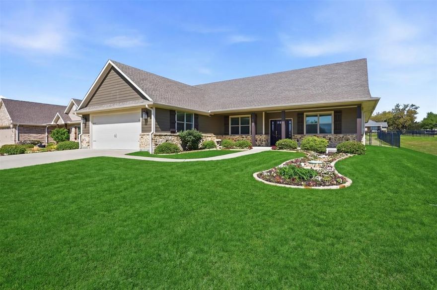 Welcome to 121 Bowie Dr in Lake Kiowa — a wonderful opportunity to enjoy the relaxed, resort-style lifestyle this highly sought-after community is known for. This beautifully updated home offers the perfect balance of comfort, style, and everyday functionality, all nestled among mature trees in a peaceful setting.
Inside, you’ll find beautiful finishes throughout, including rich hardwood floors, granite countertops, new carpet, and fresh paint that give the home a clean, inviting feel. The spacious living area is warm and welcoming, while the kitchen offers excellent workspace, storage, and a custom pantry featuring stunning barn-style doors that add both charm and character.
The thoughtful layout includes two bedrooms with en-suite bathrooms, providing comfort and privacy for family or guests. The primary suite also features a dedicated office space attached to the master bath, perfect for working from home, hobbies, or a quiet retreat.
Step outside to enjoy a large backyard ideal for entertaining, relaxing, or simply enjoying the peaceful surroundings. The oversized garage provides ample space for vehicles, storage, or even a workshop area.
As a resident of Lake Kiowa, you’ll enjoy access to exceptional amenities including a private lake for boating and fishing, an 18-hole golf course, community beaches, parks, walking trails, and a lodge with dining and social events. It’s more than just a home — it’s a lifestyle.
If you’ve been looking for a beautifully finished home in one of North Texas’ most unique lake communities, 121 Bowie Dr is ready to welcome you home.