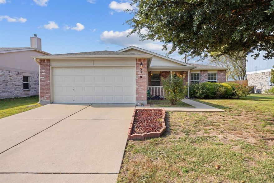 Welcome to 5318 Whistle Stop — a beautifully maintained 3-bedroom, 2-bath home in south Temple and Temple ISD, offering comfort, functionality, and thoughtful updates throughout. Built in 2004 and spanning 1,879 sq ft, this home features a formal dining with tray ceiling, formal living, and a spacious den with a wood-burning fireplace, creating the perfect layout for everyday life and entertaining. Enjoy a split floor plan for added privacy, along with vinyl plank flooring in the main living areas, updated fixtures, and new exterior paint (2022). The roof, including some of the sheathing, was replaced in 2022, providing peace of mind for years to come. Step outside to a privacy-fenced backyard ideal for relaxing or hosting friends on the weekend. Conveniently located near schools, shopping, and dining — this Temple address checks all the boxes.