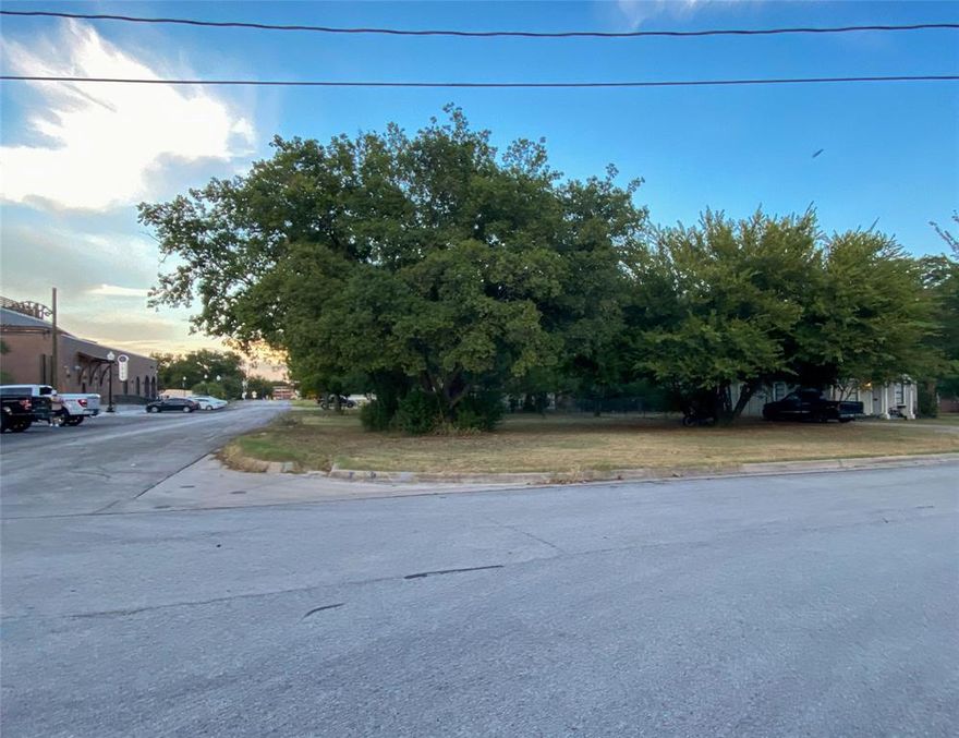 Perfect Opportunity on a Corner of Old Town Burleson! Adjoining lot and house is also available!