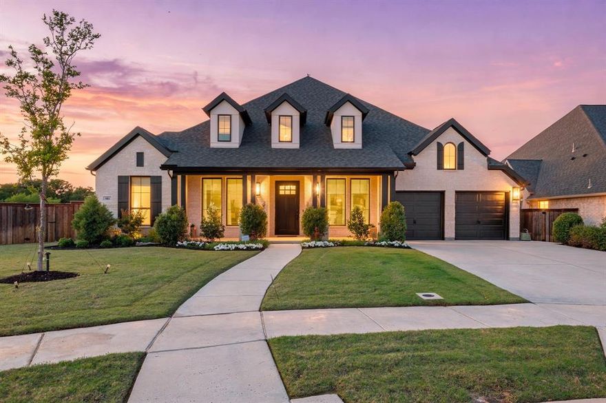 Large lot with huge backyard overlooking the bluff in Fairway Ranch! Excellent floor plan all on a single level with dedicated office, dual dining rooms and media room. Spacious living room with stone fireplace is full of natural light from the floor to ceiling windows & slider providing easy access to the outdoor patio. Bedrooms are privately separated between kids' rooms & guest room. The kitchen features abundant counter space finished in quartz with a gas range, dual ovens and large single basin stainless steel apron sink. Custom window treatments throughout with remote control shades in the primary bedroom suite & living room. Great style throughout with light, bright interiors and neutral finishes!
Large sliding door opens to the private covered patio fully equipped with remote controlled screens enclosing the entire patio. The huge backyard has ample space for a pool with great views of the treed green space & bluff behind. Quietly located at the lower level of the Hope Valley loop with close access to greenbelt trail. Neighborhood amenities include a pool, fishing pond, walking trails & green space throughout. 
Original owner did not move in so has been cared for like a single owner home by current owners. 
Media room, projector, screen & seating can all convey.
