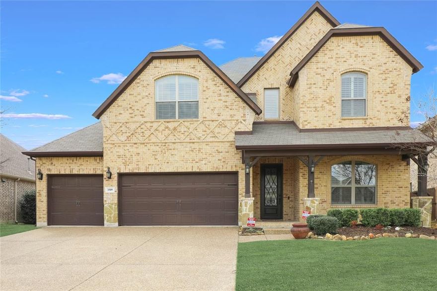 Located in the highly sought-after Erwin Farms community in McKinney, this home offers a rare combination of flexible living space, thoughtful upgrades, and a prime location close to everything North McKinney has to offer.
One of the standout features is the versatile layout, with the primary suite and its private ensuite bathroom located on the first floor, along with a secondary bedroom positioned next to another full bathroom. This setup provides excellent flexibility for guests, extended family, or anyone who appreciates the convenience of having multiple bedrooms on the main level. Throughout the home, every window is finished with custom plantation shutters, providing a cohesive high-end look while offering excellent privacy and natural light control.
The home also includes several valuable improvements that buyers often add after closing. The backyard features a stamped concrete patio creating a great space for relaxing or entertaining, while French drains installed throughout the yard help divert water and improve drainage. A pergola in the backyard is negotiable with an acceptable offer, giving buyers the option to further enhance the outdoor living space.
Car enthusiasts, hobbyists, or those simply needing additional storage will appreciate the true three-car garage, complete with epoxy flooring and a generator transfer switch for convenient generator hookup.
Beyond the home itself, the location is hard to beat. Erwin Farms is known for its parks, trails, and neighborhood amenities, while also offering quick access to local schools and the rapidly expanding Highway 380 corridor, where shopping, dining, and entertainment options continue to grow.
With its functional layout, practical upgrades, and desirable location, this home presents a great opportunity to enjoy everything the Erwin Farms community has to offer.