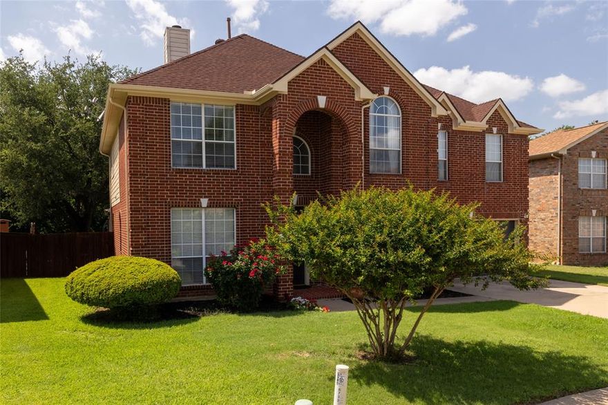 Welcome to this beautifully maintained 2 story traditional home in the heart of Arlington, offering the perfect blend of comfort, space, and style. Featuring 4 generously sized bedrooms and 3 full baths, this home is ideal for families, entertainers, or anyone looking for room to grow. Step inside to find a bright and welcoming interior with classic charm and functional layout. The living room areas provide the perfect setting for gatherings, while the well-appointed kitchen offers plenty of storage and prep space for everyday living. Upstairs, you'll find comfortable bedrooms, including a large primary suite with a private sitting area and bath. Outside, your private oasis awaits - a sparkling swimming pool surrounded by a spacious patio, perfect for summer fun or relaxing weekends at home. At the back of the house there is a city trail, a creek and a lot of vegetation, making it so very private. Located in a desirable Arlington neighborhood, this home is close to schools, parks, shopping like Arlington Highlands, The Parks Mall and Grand Prairie Premium Outlets to name a few and several dining choices. This house has everything you are looking for and more. Buyer or buyer’s agent to verify taxes, schools, measurements and zoning details. All information is deemed reliable but not guaranteed.