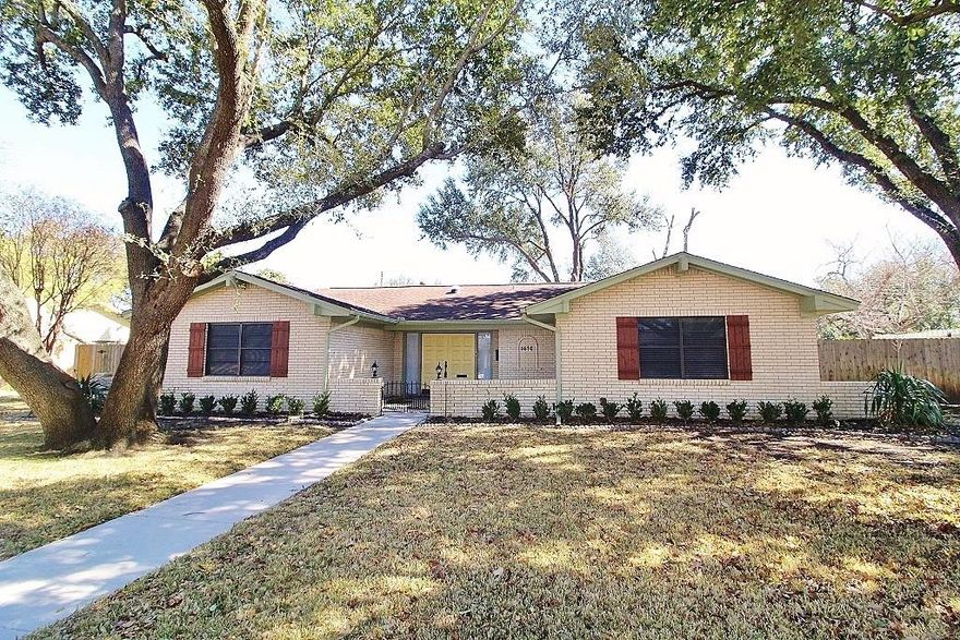 *ONLY AVAILABLE FOR SHORT TERM LEASE THROUGH 4-30-26. 3 bedrooms, 2.5 baths, 2 car rear entry garage in desirable and established Chapman Place. Flexible layout with 2 living areas. Bright and open kitchen with granite counter tops and stainless steel appliances including a dishwasher, disposal, freestanding microwave and electric oven with separate cook top. Built-in hutch in the open breakfast area. Fenced backyard with patio area, storage shed and towering trees make this place cozy and comfy. No pets please.