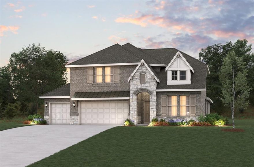 Welcome home to the Summerfield — a beautifully designed Beazer Home where style meets comfort. From the moment you step inside, soaring ceilings and a breathtaking staircase set the tone for a home that’s both stunning and inviting. This 4 bedroom, 3 bathroom home features a fireplace, large island, formal dining room, three car garage, and a covered patio, all situated on a west-facing homesite. The first-floor guest suite offers a warm welcome to visitors, while the thoughtfully designed layout ensures space for every part of your life.

Designed with the latest trends in mind, this home showcases quartz countertops, rich hardwood flooring, and striking 42-inch linen cabinetry. 
 
Every Beazer home is certified by the Department of Energy as a Zero Energy Ready Home, designed for superior energy efficiency and healthier indoor air quality with Indoor airPLUS. This solar-ready home is built with durable 2x6 exterior walls and spray foam insulation, achieving an impressive average HERS score of 41. 

Just minutes from Lake Ray Hubbard, Woodcreek in Fate, TX is a vibrant master-planned community designed for fun, connection, and everyday convenience. With multiple amenity centers featuring pools, a basketball court, sports fields, a dog park, and a fitness center, there’s something here for every member of the family to enjoy.

Students will thrive in the highly acclaimed Rockwall ISD, making Woodcreek not just a great place to live—but a smart place to grow.

Estimated completion: July 2026

Days on market reflect the start of new home construction