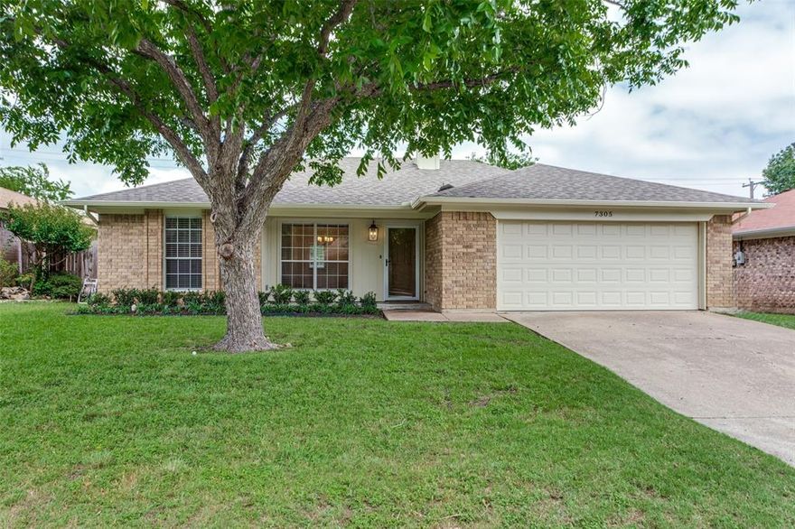 Extensively updated and move-in ready, this beautifully refreshed 3-bedroom, 2-bath home offers the perfect blend of modern updates and everyday functionality in an established Fort Worth neighborhood. Recent improvements completed over several months include new laminate flooring, fresh interior and exterior paint, updated lighting and fixtures throughout, foundation work, all new baseboards and trim, and stylish new door and drawer hardware. The kitchen features granite countertops, a breakfast bar, new stainless steel sink and faucet, new stove, new dishwasher, and the refrigerator conveys with the home. Both bathrooms have been updated with new quartz countertops, new sinks, updated plumbing fixtures, new mirrors, and refinished tubs. Additional improvements include new Andersen storm doors at the front, rear, and garage entries, new gutters, new window screens, new blinds throughout, new exterior lanterns, refreshed front landscaping, and a travertine-covered front porch that adds great curb appeal. The primary bedroom includes a new ceiling fan and automatic closet lighting for added convenience.  

Located near I-20 and Chisholm Trail Parkway for convenient access across Fort Worth, with nearby parks, schools, restaurants, and retail just minutes away.