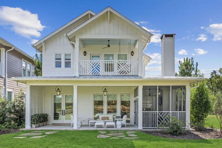 Nestled along Shumate Pond and just steps from the Play Field, this charming Low Country–style Porch Home captures the essence of lakefront living. Thoughtfully designed by John Boyd & Associates and built by Robert Elliott Custom Homes, the open-concept layout flows seamlessly from the kitchen to the dining and living areas, creating a warm and welcoming space for gatherings.

Enjoy tranquil pond views from the screened-in porch or host friends around the outdoor fireplace and built-in grill. With a downstairs primary suite, inviting guest rooms, and a two-car garage, this fully furnished home is move-in ready including a golf cart for exploring all that Long Cove has to offer.