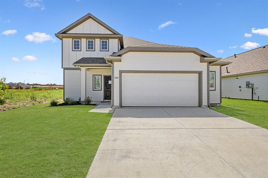 Welcome to Rocky Creek Crossing, Legend's newest community in Fort Worth, TX! The Andria floorplan is a spacious 2-story home, featuring 3 bedrooms, 2.5 bathrooms, game room, and a 2.5-car garage. This home has it all, including privacy blinds and vinyl plank flooring throughout the first-floor common areas! The gourmet kitchen is sure to please with 42 inch cabinets, granite countertops, stainless-steel appliances, and a box window at the dining area! Retreat to the first-floor Owner's Suite featuring a beautiful bay window, granite countertops, separate tub and shower, and a huge walk-in closet. Enjoy the great outdoors with full sod and a sprinkler system! Don’t miss your opportunity to call Rocky Creek Crossing home, schedule a visit today!