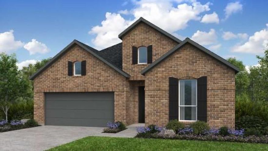 What's Special: Oversized Patio - Tub in Primary Bath - Fireplace - Flat Lot. New Construction – May Completion! Built by Taylor Morrison, America’s Most Trusted Home Builder. Welcome to the Auburn at 515 Wisteria Street in South Oak. This thoughtfully designed new one-story home makes the most of its smart, space-saving layout. A welcoming front porch lets you enjoy Texas’ beautiful sunny weather before stepping inside to an open-concept gourmet kitchen with a walk-in pantry and center island overlooking the dining area and great room, complete with a cozy fireplace. An extended covered patio sits just beyond the main living space, offering an inviting spot for outdoor relaxation. The primary suite is tucked at the back of the home and features a spa-inspired bath with a slide-in tub and a generous walk-in closet. Two secondary bedrooms sit off the foyer and share a full bath, while a dedicated study, laundry room, and powder room are conveniently located near the garage entry. South Oak 50s offers a lakeside lifestyle with community walking trails, catch-and-release fishing in the pond, and a clubhouse featuring a resort-style pool, aerobics room, weight training room, lounge areas, and a catering kitchen. A brand-new elementary school is also under construction less than two miles away, adding even more convenience to this appealing community. Additional Highlights Include: Extended primary suite, slide-in tub at primary bath, extended covered patio, powder room in place of coat closet, raised foyer ceiling, and 12 inch pop-up ceiling at great room. Photos are for representative purposes only.. MLS#21164633
