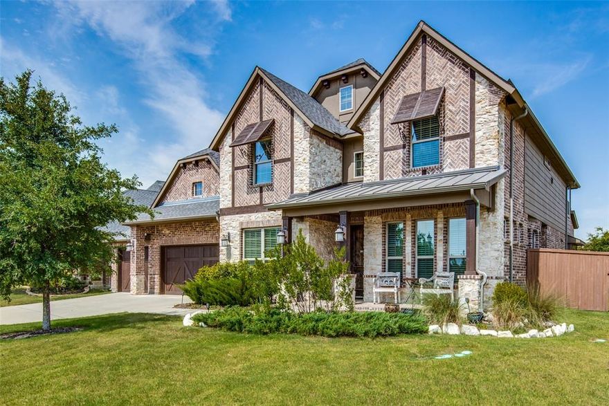 Welcome to this exquisite 5-bedroom, 4-bathroom home in the heart of West Allen’s prestigious Creekside at Ridgeview. Situated on a premium corner lot (0.26 acres), this 3,820 sq ft residence blends architectural beauty with thoughtful functionality. The striking stone façade opens to a bright, open layout featuring $64,000 in original upgrades, richly stained shaker cabinetry, and two rare 1950s antique bronze chandeliers.

A separate study doubles as a sixth bedroom, while the main level hosts two bedrooms including a peaceful master suite. Upstairs, a spacious game room and dedicated media room offer endless entertainment possibilities. The gourmet kitchen flows effortlessly into the dining and living areas, leading to an oversized covered patio and a generously sized backyard ready for your dream pool!

Zoned to the award-winning Allen ISD, this home delivers luxury, charm, and community...inside and out.