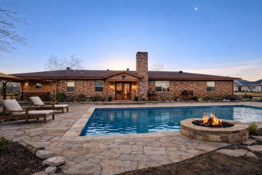 This RANCH STYLE PROPERTY is offering a multitude of options , Welcoming investors , Ranchers, Developers to come take advanvage of this approximatley large 80 ACRES tract of land. It's short cummute offers 45 mins to Dallas and 3 mins to downtown Terrell. It backs up to two newer sepertate subdivsions. It has the best horse trails and 2 ponds on the property a 3 bed 2 bath brick home with a garage and 2 seperate carports. The entire property is fully fenced it has great grazing grass through out the back pasture lots of trees a small creek running through the property. The driveway is concrete driveway reaching straight to garage. Along with paved county road acessing the property. Property offers pleanty of space to build mulitple homes and lots of privacy. Property feels like back country atmosphers with winding wood trails quiet cool breeze lots of deer and wild hogs in back for hunting. It's only a few mins to town. Come and escape the noise and enjoy your own wooded ranch style property and take advange of a great Optional developmental tracts of land or gather your cows and horses and enjoy a new ranch of your choice. Property is being listed with several property ID's and the home is being sold as is and needs lots of love.
 The photos are AI inspired by what the house could look like. NO HOA, MUD,PID, UTLITES ARE ALL COOPWATER AND ELECT.  ALL FARM ANIMALS WELCOME NO RESTRICTIONS. Home can remodeled and restored or torn down. The property is being sold as a Life Estate with all tracts of land attached to the estate surounding the exsisting home and barn.