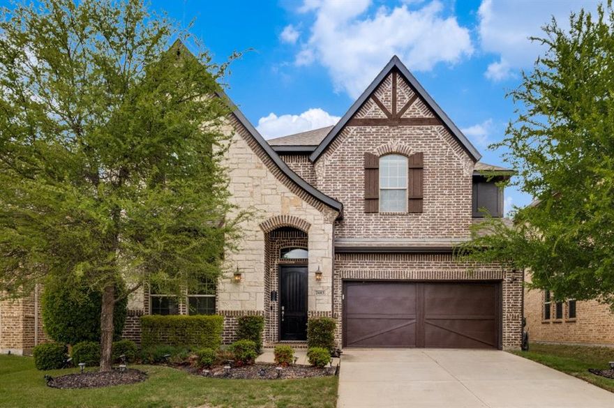 Stunning 5-bedroom home in the coveted Glade Parks community, zoned to award-winning Grapevine-Colleyville ISD. Thoughtfully designed for both elegance and everyday comfort, this beautifully appointed home features a private office, soaring ceilings, and a bright open-concept layout filled with natural light.  The highly sought-after multigenerational floor plan includes a first-floor guest bedroom with an adjacent full bath, ideal for guests or extended family. The private downstairs primary suite offers a luxurious spa-like bath and a custom-designed closet that elevates daily living.
Upstairs, generously sized secondary bedrooms, including a secondary ensuite, plus oversized game and media rooms provide exceptional space and flexibility. Additional highlights include custom garage shelving, a covered pergola patio, and an easy-care backyard perfect for relaxing or entertaining.
Conveniently located near premier shopping, dining, and entertainment, this exceptional home offers upscale living in one of Euless’s most desirable neighborhoods.