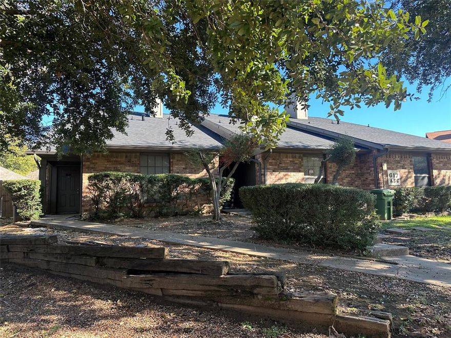 CALLING ALL INVESTORS.  WHETHER YOU ARE JUST STARTING OUT AND LOOKING FOR YOUR FIRST PROPERTY, OR YOU ARE A SEASONED INVESTOR LOOKING TO ADD TO YOUR PORTFOLIO, THIS TRIPLEX PROPERTY IS A MUST SEE.  All three units rented.  Unit A leased for $1475 per month and lease expres May, 2026.  Unit B leases for $1450 per month and lease expires May, 2026.  UNIT C is on a month to month lease for $1350 per month.  Longer term tenants.  Water and Electricity ae individually metered.  NEW ROOF IN 2025.  NEW GUTTERS IN 2025.  NEW CARPORT COVER IN 2025.  FENCE was replaced in 2023.  New EXTERIOR Paint in 2020.  PATIO Sliding Doors for Unit A & C were replaced in 2023. The First Floor of each unit  has Living, Dining, Kitchen, Bedroom, Bathroom and Laundry closet.  The Living Room also features a Wood Burning fireplace and small wet bar.  The  Second floor features 2nd bedroom and full bath. This split bedroom arrangement provides added privacy and is a great setup for room mates or young family.  Vinyl Plank Floor in living area.  Carpet in Bedrooms. Tile in Wet areas.   Living area open to dining.  Sliding patio door from dining area to small fenced back yard with open patio.   Covered 2 car Covered Carport parking for each unit.  THE PICTURES ARE REPRESENTATIVE OF EACH UNIT AND WERE TAKEN PRIOR TO LEASING LAST UNIT.  **  NOTE...  TENANT OCCUPIED.  PLEASE DO NOT DISTURB TENANTS.    Viewing of Units permitted during Option Period.