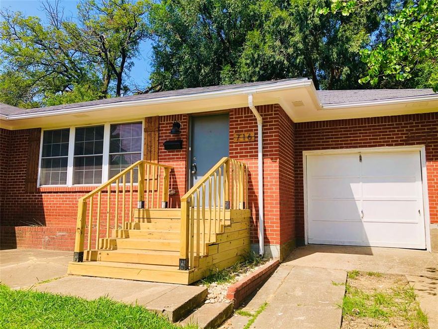 Updated Brick move-in ready starter home in West Sherman, TX! This charming brick home sits on a quiet block west of Hwy 75 and boasts a complete renovation in 2020 with additional updates in 2024! The house is freshly painted and features the original hardwood floors, complemented by luxury vinyl plank in the kitchen. The updated kitchen includes butcher block countertops and stainless steel appliances. Additional features include a utility closet with washer dryer hookups, central HVAC, a one-car attached garage, and a fenced-in yard. The home also benefits from a new roof installed in 2023. Located just minutes from Hwy 75, restaurants, and shopping, this home is ideally situated for convenience and comfort.