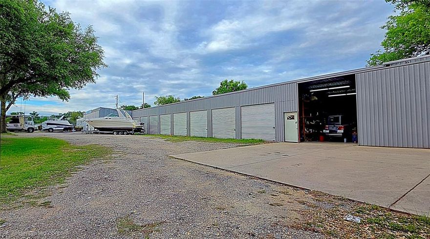 Investment opportunity at 9365 & 9381 Live Oak Lane! Rare mixed-use property situated on approximately 1 acre just minutes from Eagle Mountain Lake on the desirable Boat Club Road side. This unique offering includes a fully leased duplex at 9365 Live Oak Lane providing stable residential income, along with a multi-tenant industrial building at 9381 Live Oak Lane featuring multiple bays leased to small businesses and service users.

The property is currently operating at approximately 95% occupancy with diversified income streams already in place. Several units are leased below market rates, presenting a strong value-add opportunity for increased cash flow. The industrial component also offers flexibility for additional income through lease-up or reconfiguration of space.

Located in unincorporated Tarrant County (buyer to verify), this property benefits from fewer restrictions and strong demand for small-bay industrial and workforce housing in the rapidly growing North Fort Worth area.

Two separate legal parcels provide added flexibility for future resale, redevelopment, or long-term hold strategies.

Being sold with the duplex located on the same property. MLS#21224626