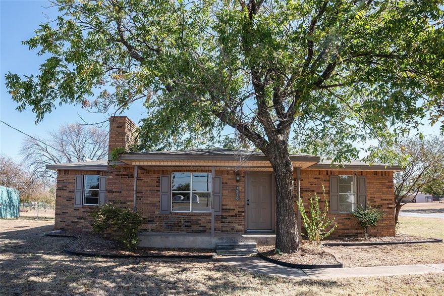 Situated in the historic town of Nocona, this newly remodeled 3 bed 2 bath is in a great neighborhood surrounded by new builds. The remodeling includes a new roof and new heating and ac unit too. The 1,649 sq foot home sits on a corner lot on 0.63 acres and is less than 2 minutes from Nocona’s high and middle schools, conveniently located in town near shopping and other amenities. With a large backyard and garden shed this property is ready for some outdoor entertainment or hobbies. The home features two cozy fireplaces as well as lots of windows for natural lighting. Come see this home and make it your own!