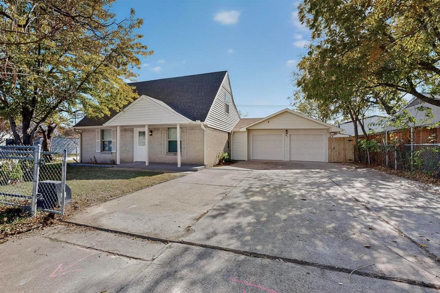 MUST SEE Spectacular 1.5 story home in a prime location of Balch Springs with 3 Bedroom, 3 Living, 2 bath and 2 Car Garage plus an extended work area 5x20 (100) square feet and a store inside the garage 7x17 (120) Square feet. An added Living room 14x14 (200 sq.ft) with fireplace and central Air Condition system, surrounded with windows. The Solar Panels provide ample electricity for the house and it is PAID OFF and free with the house. New HVAC system and all new ducting for efficiency. Newly sprayed attic insulation. New Electric Water Heater.  Completely remodeled with new 3rd level luxury Granite Counter top in Kitchen and bath, new paint interior and exterior, new blinds, new standing shower in Mater Bath, Luxury Vinyl plank in Living rooms and master bed, no carpet in first floor. New carpet in second floor. Newly installed Cabinets for spacious storage and new appliances include microware, Gas cooking range and dishwasher. Backyard privacy as no houses in the back and corner lot.