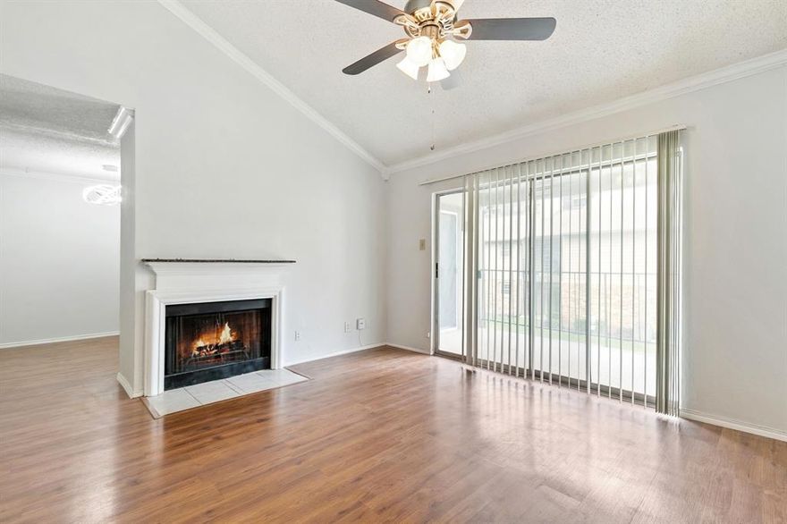 RARE OPPORTUNITY TO OWN IN ADDISON UNDER 150k WITH AN OVERSIZED PRIVATE BALCONY!  Charming 1-bedroom, 1-bath condo just minutes from Addison’s top dining, shopping, and entertainment, with easy access to major highways and just 15–20 minutes to all major DFW destinations. This well-maintained unit features a spacious living area with fresh paint, creating a bright and inviting feel. The bedroom includes a large walk-in closet, offering ample storage space. Enjoy brand-new luxury vinyl plank flooring for a modern touch, complemented by updated light fixtures throughout. Entire HVAC system recently replaced and comes with a warranty, providing efficiency and peace of mind. The eat-in kitchen flows into an oversized private balcony, perfect for relaxing or entertaining. Community offers convenient access and a prime North Dallas location. Ideal for first-time buyers, investors, or anyone seeking low-maintenance living in a highly desirable area.