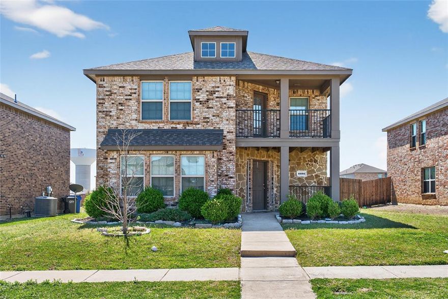 Motivated Seller!!! D.R. Horton Express home with one owner. Beautiful home in a prime location! This well-maintained home offers convenient access to Highway 35 and Highway 20, located 20 minutes from downtown Dallas. New roof,new carpet, and fresh interior paint, this property is move in ready. Featuring three spacious bedrooms, and two and a half baths, dinning, and breakfast nook area. Front porch and upstairs balcony. The property boasts as an open floor plan ideal for entertaining. With its combination of comfort convenience, and modern design. Home includes a lawn sprinkler system, 2in faux blinds, ceramic tile, carpet in bedrooms. This home is conveniently located Minutes away from Houston Elementary and International Leadership of Texas. Lancaster Recreation Center is minutes away and provides a walking trail, gym, library, and swimming pool. Buyers agent to verify measurements, schools, and taxes. Pictures coming soon!