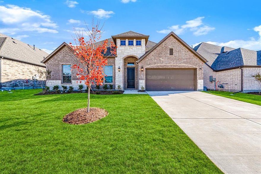 MLS# 21000216 - Built by Altura Homes - Ready Now! ~ Discover modern living in this stunning single-family residence in the desirable Forest Ridge subdivision. This spacious 2,465 sq. ft. home, set to be completed by November 28, 2025, features 4 generously sized bedrooms, including a primary suite with ample closet space. Enjoy the convenience of 2 full bathrooms and an open floorplan that seamlessly connects the living and dining areas.  The gourmet kitchen boasts granite counters, a kitchen island, and is ideal for entertaining. Relax by the cozy gas log fireplace in the living area or step outside to the covered patio for outdoor enjoyment. Additional highlights include a 2-car garage, central heating and cooling, and stylish finishes with carpet, ceramic tile, and luxury vinyl plank flooring. Located within the Greenville ISD, this home is perfect for those seeking an exceptional lifestyle. Don't miss this opportunity to own a piece of modern elegance!