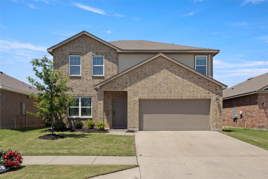 Welcome home to this beautifully maintained 2-story home located in sought-after Northwest ISD! Featuring 4 bedrooms and 2.5 bathrooms, this move-in ready home offers an open-concept layout perfect for everyday living and entertaining. The bright and airy living, dining, and kitchen spaces are filled with natural light, creating a warm and inviting atmosphere throughout. The spacious kitchen flows seamlessly into the main living area, making it ideal for gathering with family and friends. Step outside to enjoy the large, private backyard complete with added concrete patio space, perfect for outdoor dining, relaxing, or hosting summer get-togethers. Additional updates include a new dishwasher, adding to the home’s convenience and functionality. With plenty of space inside and out, this home combines comfort, style, and practicality in a fantastic location.