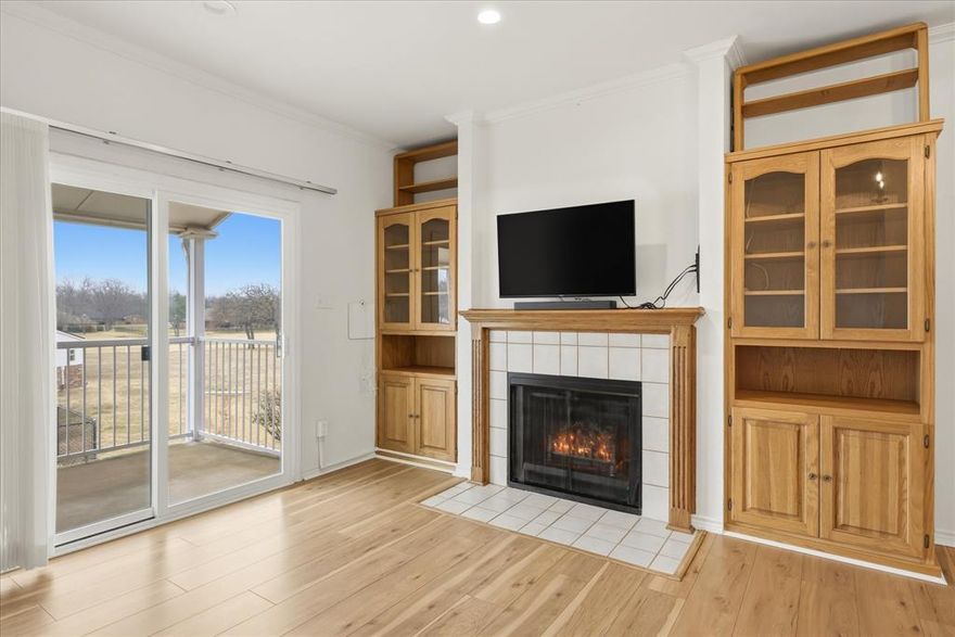 Come to the Fairway Condos in Pecan Plantation and simplify life. This second floor 2 bedroom condo with 2 full baths has upgraded counters, HVAC system and duct work, and deeded golf cart garage and is located near the clubhouse for convenience of dining, golfing, & tennis. Enjoy your view of the private swimming pool and golf course from your balcony. It offers plenty of storage & walk in closets for your things & 2 parking spaces, one covered. The common area includes your mailbox and elevator for convenience. You will also enjoy all the amenities of the neighborhood including beautiful parks, community garden, activity center, trails, pickleball, tennis, golf, water sports, clubs & events held throughout the year.  There is even a shopping area with restaurants, grocery store, hardware store, bank, pharmacy, hair salon, & vet so you never have to leave.  Just a 25 minute drive to historic Granbury square for entertainment, dining, and shopping. Monthly dues include amenities, trash pickup, water, and maintenance of the building exterior & grounds. Lock and leave in the gated, guarded community.