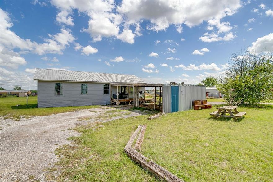 Quiet country living in the GODLEY ISD. Come and see this home that sits on 1.3 acres west of Joshua. In this home you will find an open floor plan that features 4 bedrooms, two full bathrooms, and new flooring, paint, and a new kitchen. There are no restrictions to keep one from building a new home on the property.