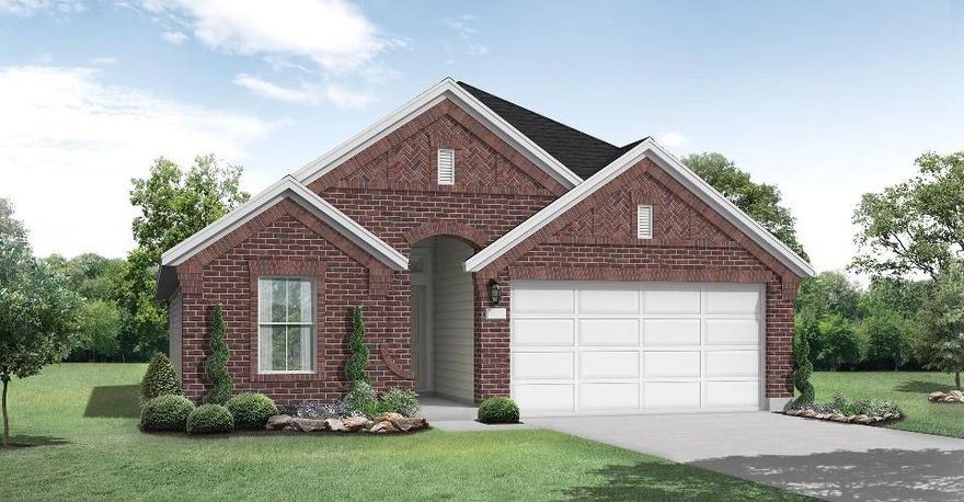 MLS# 21179924 - Built by Coventry Homes - May 10 2026 completion! ~ Welcome to this stunning 4 bedroom, 2 bath contemporary-style home with over 1,700 square feet of clean, comfortable living. The moment you walk in, the seamless LVP flooring gives the entire space an open, modern feel. The kitchen is a standout with stone countertops, a generous island, and a sleek stainless steel single-bowl sink that makes everyday living simple and stylish. The primary suite brings the spa vibes with a relaxing garden-style tub, and the covered patio out back is perfect for morning coffee or weekend hangouts. With smart design, thoughtful finishes, and a spacious 2-car garage, this home checks all the boxes. Don’t wait—schedule your tour today and make this beautiful home yours!