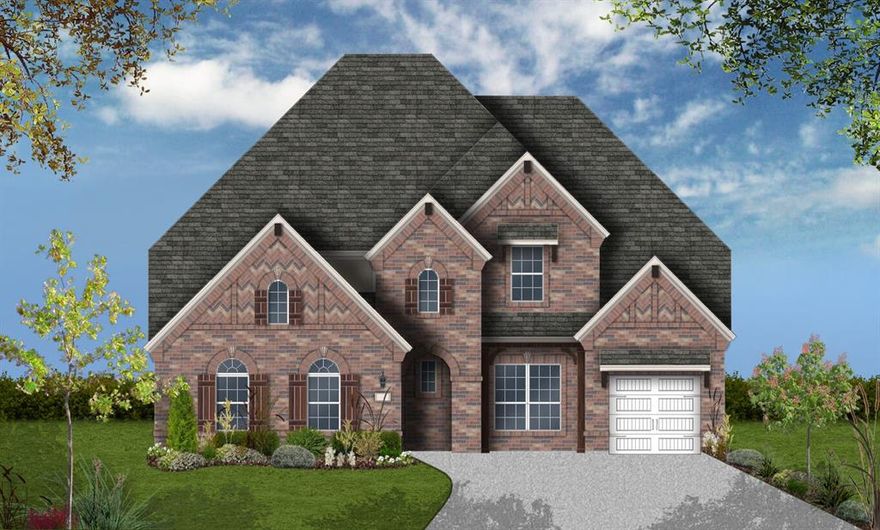 MLS# 21143643 - Built by Coventry Homes - Const. Completed Jan 16 2026 ~ This exquisite 5-bedroom home is a true gem, offering everything you could want and more. From the moment you step inside, the impressive two-story foyer and private study set the tone for the elegance throughout. The open-concept design seamlessly connects the expansive great room—featuring soaring two-story ceilings—with a chef’s dream kitchen, complete with abundant cabinetry, extensive counter space, and a large central island. Ideal for entertaining, the home boasts a spacious patio and a nicely sized backyard. The luxurious primary suite offers a peaceful retreat with a charming bow window, spa-like bath with a walk-in shower, soaking garden tub, and an oversized walk-in closet. Upstairs, you'll find a versatile game room and a dedicated media room—perfect for fun and movie nights. A convenient J-swing garage adds to the home's curb appeal and functionality. Don’t miss the opportunity to own this exceptional home!