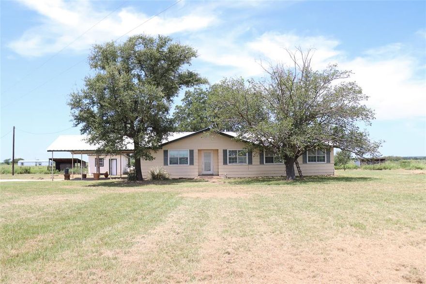 Here's your opportunity to own a slice of the Texas Hill Country, just a short drive from the heart of San Saba. Situated on 4.5 spacious acres, this 4-bedroom, 2-bath home offers incredible potential for those looking to create their dream rural retreat. Whether you're bringing horses, chickens, or stock show projects, this property is ideal for country living with room to grow. The home is ready for yourpersonal touch, making it perfect for a renovation or investment project. Enjoy peaceful sunsets shaded by a mature pecan tree and takein the quiet charm of this serene setting. With easy access to San Saba's beautiful parks, restaurants, local wineries and more, you'llexperience the best of small-town living while surrounded by natural beauty. Don't miss this rare chance to transform a well-located property into your perfect country haven.