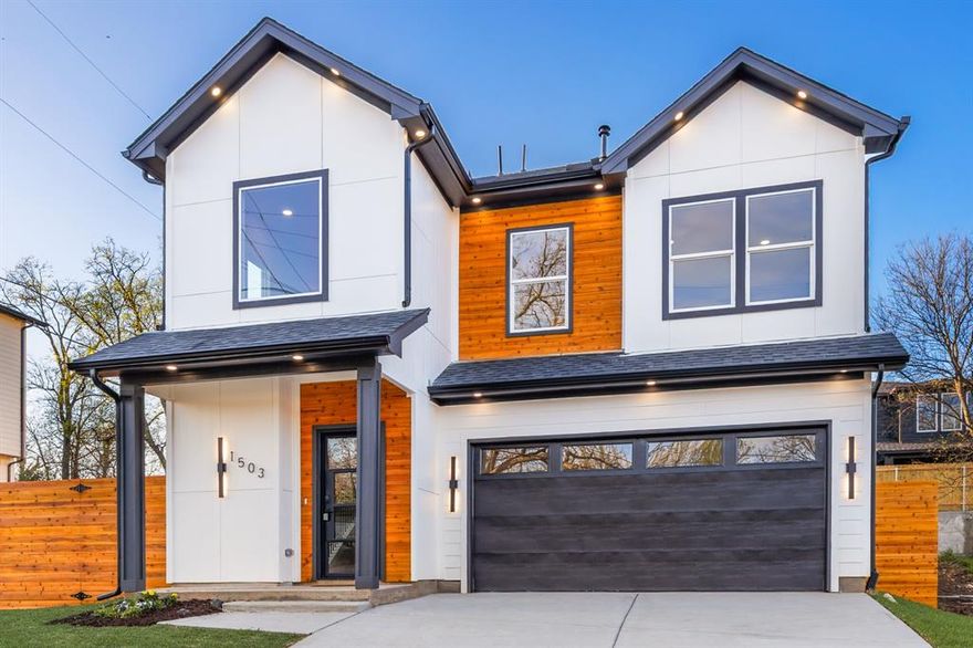 Where Smart Living Meets the Dallas Skyline.

Welcome to a modern new construction home designed for today’s connected lifestyle. This 5-bedroom, 4.5-bath residence offers approximately 2,649 square feet of thoughtfully designed living space, blending clean architectural lines with integrated smart home features for comfort, efficiency, and convenience.

Built with future-forward living in mind, the home includes an EV charging station, Cat6 wiring throughout for high-speed connectivity, and is pre-wired for external security cameras. A standout feature is the ERV Fresh Air System, an upgraded HVAC component that continuously replaces stale indoor air with filtered fresh outdoor air while controlling humidity and allergens—creating a healthier, more energy-efficient living environment.

Inside, open-concept living spaces flow seamlessly for both everyday living and entertaining. The experience extends upward to a 434-square-foot private rooftop deck, finished in sleek light concrete and complete with a built-in grill and outdoor kitchen—perfect for hosting or enjoying sunset views of the Dallas skyline.

Located in one of Dallas’ rapidly growing areas, the home sits just minutes from the Dallas Zoo, the highly anticipated Halperin Deck Park, and only 10 minutes from Downtown Dallas, placing dining, entertainment, and green space within easy reach.