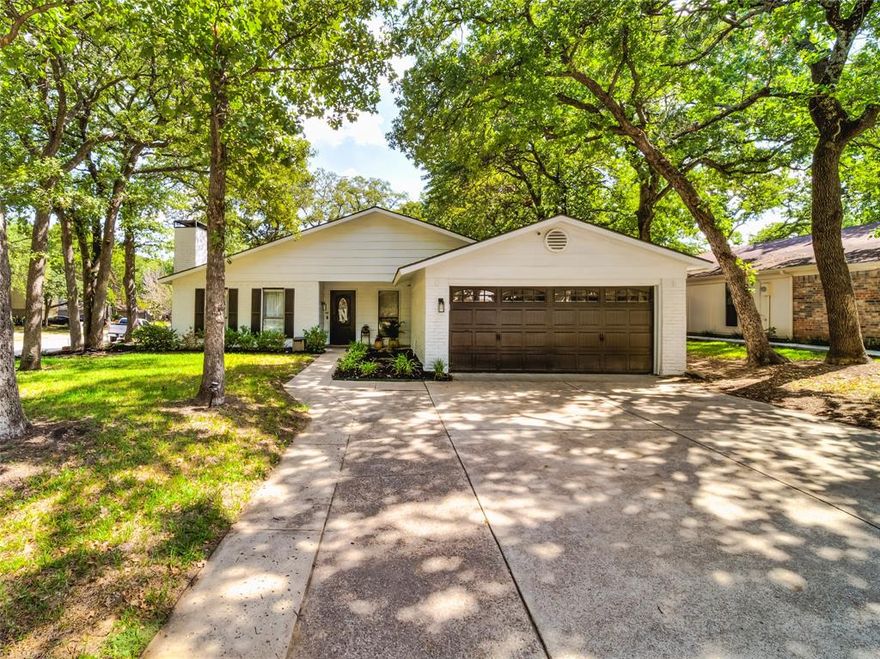 This stunning home on a corner lot is a true gem, featuring a white painted brick exterior exuding charm and curb appeal. Step inside to discover the warm, inviting interior. Beautiful hardwood floors throughout. Open concept design creates an airy, spacious feel, highlighted by vaulted ceilings that add a touch of grandeur. Four generously sized bedrooms, two well-appointed bathrooms.  This home offers space for both comfort and convenience. Step outside to the backyard oasis that boasts two decks, ideal for outdoor dining and entertaining. A charming pergola provides a shaded retreat, perfect for enjoying sunny days. 8 Ft fencing in backyard. A convenient shed with electric service offers ample storage and workspace possibilities. Also Nema 14-50 plug in garage.You'll appreciate the gated RV or boat parking spot, providing secure storage on your property. This feature is a rare find that adds significant value to this home. Make this house your own and enjoy the lifestyle it offers.