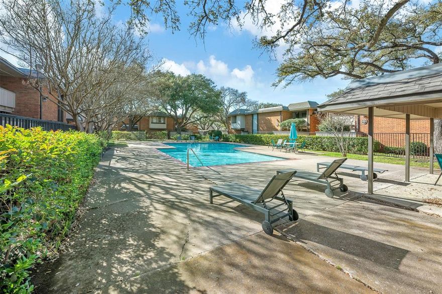 Multiple offers received-highest and best due Sunday, March 22nd 5 pm. Welcome to this beautifully completely remodeled 2-bedroom, 2-bath condo offering 920 sq ft of modern comfort and thoughtful design. This completely move-in ready home features all-new waterproof luxury vinyl flooring and fresh interior paint throughout, complemented by new baseboards for a clean, contemporary finish. The reconfigured floor plan enhances functionality and flow, while designer cabinetry adds style and storage. The updated kitchen includes brand-new 2025 appliances, including a refrigerator, making it ready for everyday living and entertaining. Major upgrades include replaced windows and patio door, bringing in abundant natural light and improved efficiency. The home is enhanced with designer lighting, recessed lighting, and ceiling fans for both comfort and ambiance. Both bathrooms have been completely remodeled with modern finishes. Additional convenience comes with laundry hookups located on the patio. Enjoy a thoughtfully updated space in a convenient Dallas location—perfect for homeowners or investors seeking a turnkey property.