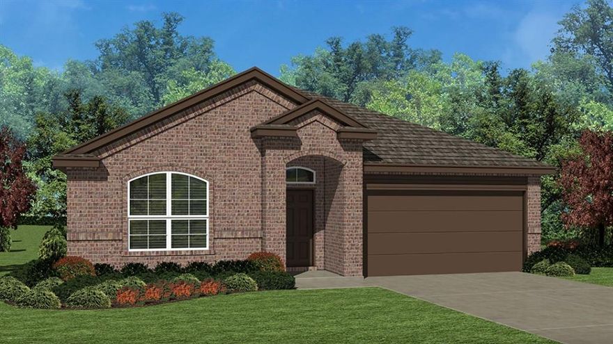 Available for a Quick Move-in!! D.R. HORTON AMERICA'S BUILDER is EXCITED TO SERVE AS YOUR HOME BUILDER in the FABULOUS COMMUNITY of BLUESTEM in RHOME and NORTHWEST ISD! Beautiful single story 4 BEDROOM Carlsbad open Floorplan-Elevation B, with a quick estimated Fall completion. Large Chef's Kitchen with Quartz Countertops, stainless steel Appliances, Gas Range, Island, Pendant Lights and walk-in Pantry. Luxurious main Bedroom with dual sink Quartz top Vanity, over sized Shower, linen Closet and walk-in Closet. Partial Gutters, front Coach Lights and Tankless Water Heater. Designer Pkg including Tiled Entry, Halls and Wet areas plus Home is Connected Smart Home Technology. Covered back Patio, 6 foot fenced backyard, Landscape Pkg and Sprinkler System. A Master Planned Community offering spacious open floor plans, new interior and exterior design elements with cutting edge products and features for every stage in life! A Master Planned Community with a Resort Style Pool, Cabana, sitting areas, Playground, Dog Park, Hiking Trails, Parks and stocked Pond!