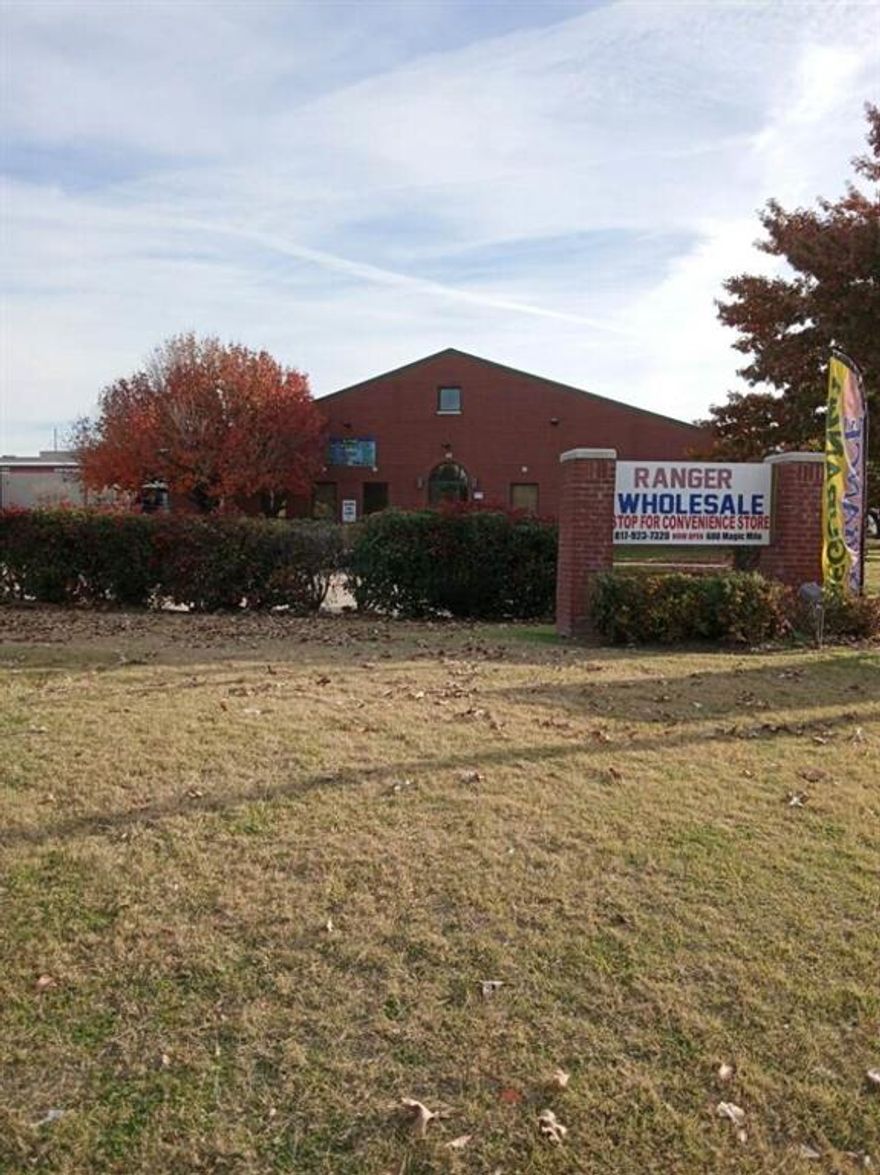 Rare Income Producing Commercial Property Now For Lease and Sale on Corner Lot located in Arlington Entertainment District near Globe Life Field, AT&T Stadium, and Choctaw Stadium consisting of .731 Acres of Valuable Real Estate and 6336 sqft brick building for office space. Income producing from office lease revenue and parking for Texas Rangers, Dallas Cowboys games and numerous other special events scheduled at AT&T Stadium, Globe Life Field, and Choctaw Stadium such as FIFA World Cup Soccer and INDYCAR Grand Prix racing in 2026. Also near Six Flags Texas, Hurricane Harbor, Texas Live, Arlington Convention Center, Lowes Hotel, and the National Medal of Honor Museum.