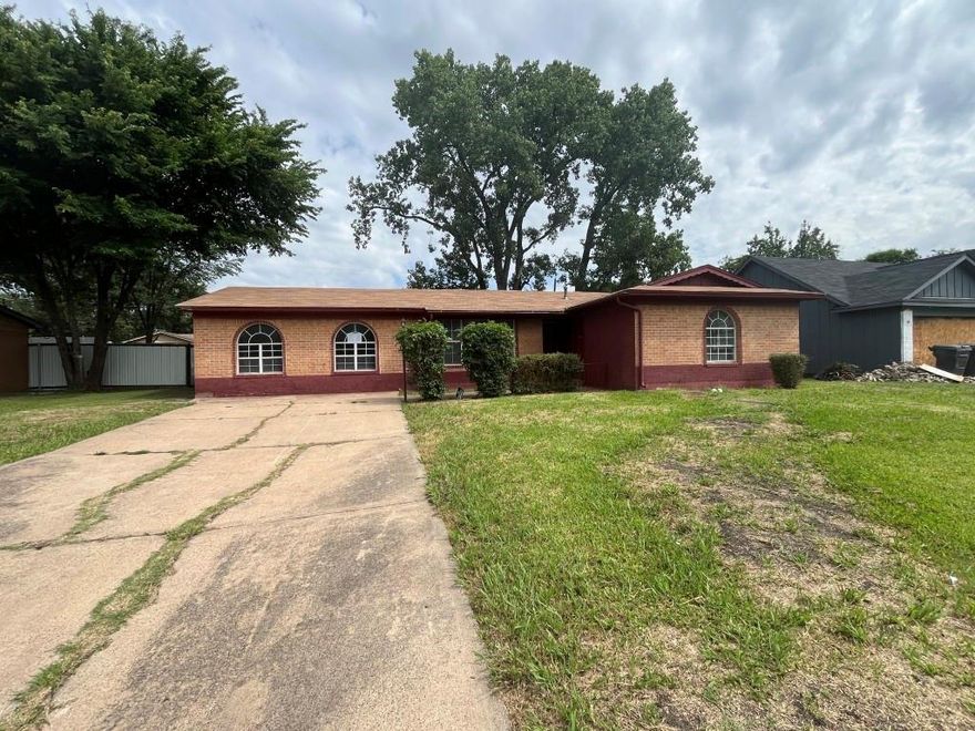 HUD homes are sold “as is”. HUD Case #491-872235. 3 bedrooms, 2 baths with 2 living areas. Bring your finishing touches to make this house a home.  No representation is made to information provided including taxes, square footage, schools, features, etc. Buyer must verify all information.