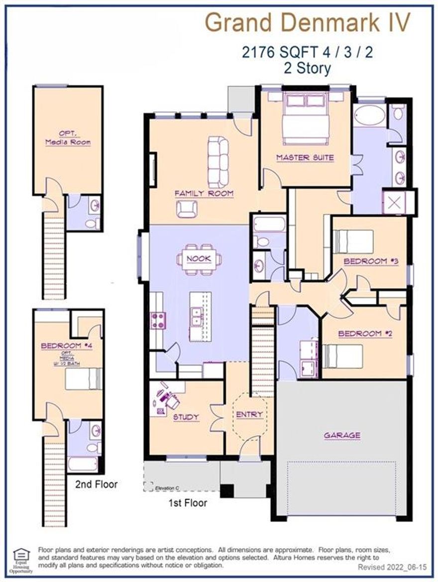 MLS# 21027146 - Built by Altura Homes - Ready Now! ~ This stunning new construction single-family residence in the desirable Summerwood subdivision offers 2,176 square feet of thoughtfully designed living space. Featuring four spacious bedrooms, including a luxurious primary suite, and three full bathrooms, this traditional home is perfect for modern living. The open layout includes a cozy living area with an electric fireplace, an eat-in kitchen with granite counters, a kitchen island, and decorative lighting. Enjoy the convenience of a dedicated dining area and a private yard on a corner lot. Additional highlights include a two-car garage, central heating and cooling systems, and high-speed internet availability. Located within the Red Oak ISD, close to Russell Schupmann Elementary, Red Oak Middle, and Red Oak High School. Don't miss the opportunity to make this your dream home!