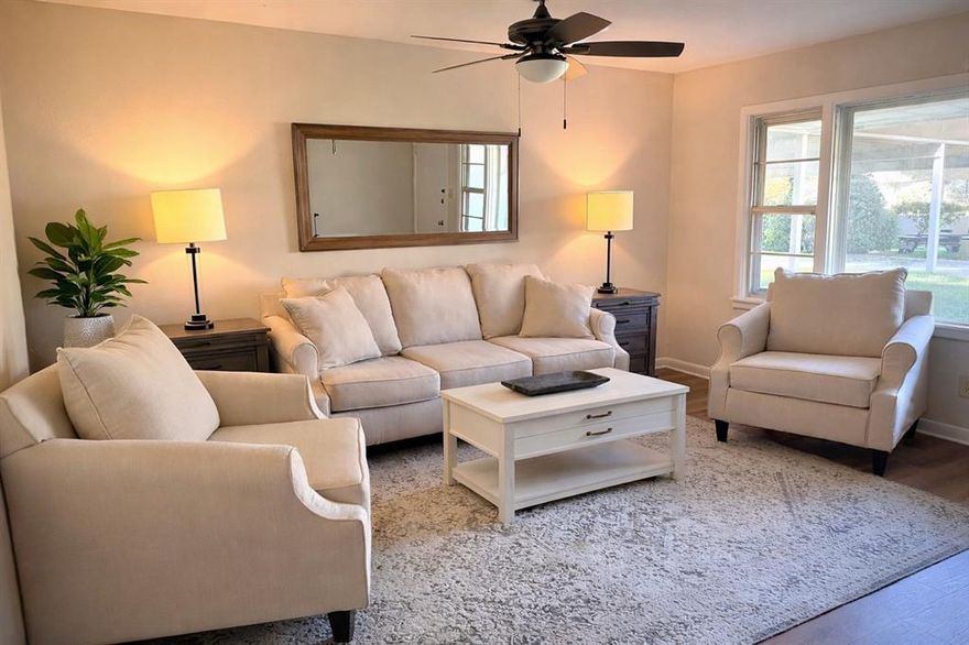 This spacious 3-bedroom home, with a bonus room offers flexibility, functionality, and room to grow. Inside, you’ll find one and a half baths. The bonus room has a brand new sliding glass door that opens directly to the expansive backyard, bringing in natural light and easy outdoor access.

Major updates have already been taken care of including: brand new carpet, fresh interior and exterior paint, a roof replaced just 7 years ago, and an HVAC system replaced in 2021—giving you peace of mind and true move-in readiness.

The backyard has not one, not two, but THREE storage sheds, you’ll have space for tools, fishing gear, lawn equipment and storage. One shed even covers a large concrete pad previously used for travel trailer parking, complete with existing electrical hookup. The wide side gate provides convenient access for your truck, boat, or trailer to get through to the backyard—something that’s increasingly hard to find.

Parking is never an issue with a 2-car carport, attached 2-car garage, and additional driveway space.

Ideally located just minutes from shopping, dining, and everyday conveniences, while still close to Lake Worth for fishing, boating, and relaxing weekends outdoors. Lake Worth ISD schools are nearby, with convenient bus access available.

This home offers the rare combination of space, updates, storage, and convenience!