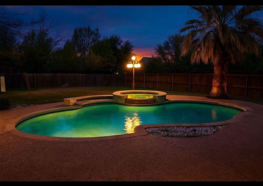 Welcome to this elegant home in Flower Mound's desirable Bridlewood community, located in the Lexington Downs neighborhood. Offering 2,845 square feet of living space, this property features fresh luxury vinyl flooring throughout with no carpet, creating a modern and low-maintenance interior. The open-concept kitchen flows seamlessly into the main living area, making it perfect for entertaining or relaxing at home. A private office and guest suite on the first floor add flexibility for working remotely or hosting visitors. Step outside to your private backyard retreat, complete with a saltwater pool and spa, play space, and a spacious yard ideal for Texas summers. Situated on a larger lot than many nearby homes and priced competitively for its size, this home combines space and value. It's just minutes from Bridlewood Golf Club and zoned to top-rated Lewisville ISD schools, offering a balance of community, convenience, and lifestyle.



Tenant responsible for all utilities,