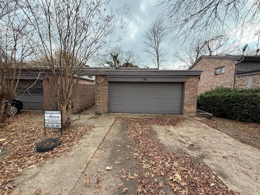 Priced to sell, this Garland townhome offers a strong opportunity for both owner-occupants and investors. The two-story layout includes three bedrooms and two full bathrooms across approximately 1,534 square feet, along with an attached garage and a functional floor plan. Owners are responsible for exterior features, including the roof and façade, providing greater control over maintenance and improvements. Conveniently located near major roads, schools, and everyday amenities, with limited townhome inventory in the area.  Schedule a showing today. Property is being sold as-is. Information deemed reliable but not guaranteed; buyer to verify all property details, taxes, and measurements.