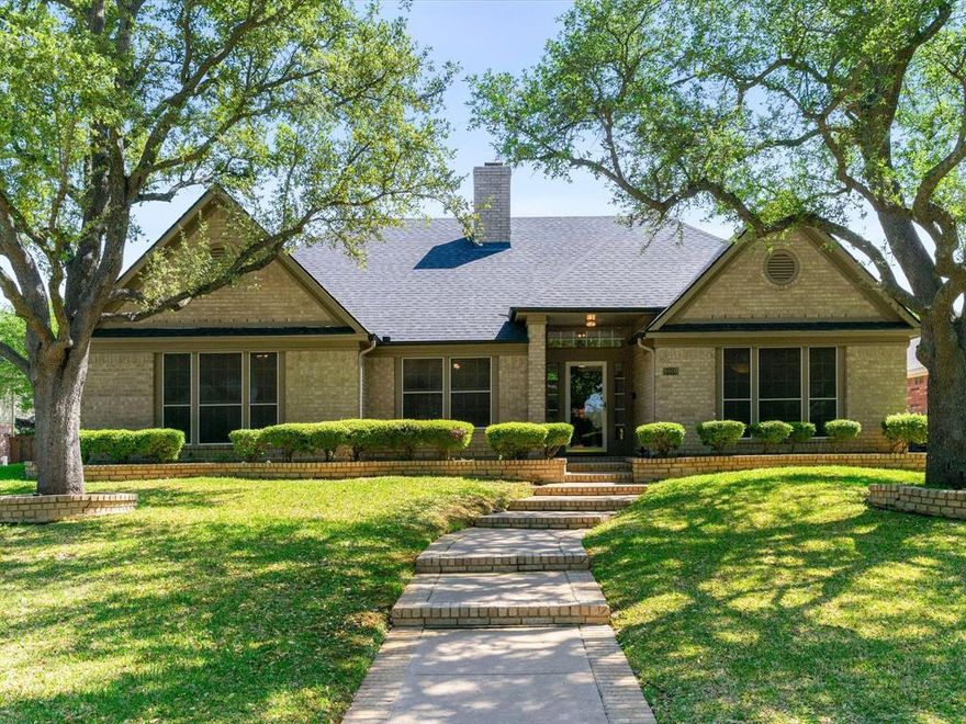 Welcome to this charming home in the established Summer Creek neighborhood, featuring mature trees and plenty of curb appeal. The beautiful walk-up steps lead to a bright and inviting interior that has been fully painted with updated flooring and lighting throughout. Situated on a corner lot, the property offers privacy and a driveway in the back for convenient parking. Equipped with new solar panels and a SPAN electrical panel, the home ensures reliable electricity even during grid outages. This residence perfectly blends style, comfort, and practicality in a prime Fort Worth location.