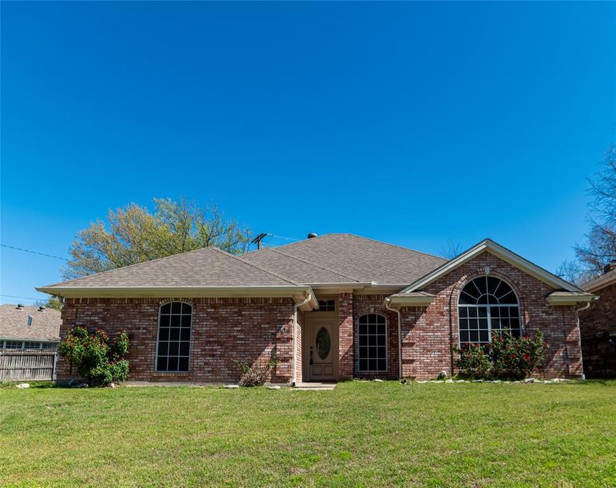 *** MOTIVATED SELLER *** A beautiful 4 bedroom 2 bathroom home with great curb appeal solar screens installed on all windows and side entrance garage on a large lot. This home has a large front and back yard. The home is an open floor plan concept. The home has beautiful ceramic tile and laminate flooring. The kitchen has newer stainless steel appliances and the refrigerator is included as well! Kitchen also has a eat in area and breakfast bar. The living room is large with wood burning fire place and tray ceiling. The secondary bedrooms are large in this home. The garage has insulated garage door and new garage door opener with a cut out for work area or storage. The back yard is large and if you want a pool you could easily have room to do so! Come take a tour of this affordable home! Decatur, Texas is known for its charming, friendly small-town atmosphere, historic downtown square, and as a gateway to the LBJ National Grasslands. Key landmarks include the historic Decatur Town Square, which features many shops and restaurants, and the Castle, Dan Waggoner's mansion that was the model for the home in the movie Giant. The city is also a center for the horse and livestock industry, home to the NRS Event Center, and has a rich history dating back to the 1800s. The City of Decatur parks system includes professionally maintained little league baseball, softball and soccer fields as well as playgrounds, picnic facilities, gazebos and a skate park. The Decatur Public Library offers onsite public internet access, free Wi-Fi to its patrons. It features a dedicated children's department and offers programs for all ages throughout the year.  Although we are a small city, we offer all of the amenities of a larger city. Decatur has 6 parks, a regional hospital, tons of shopping and eateries, a large library....the list goes on and on. Close Proximity to Fort Worth, Grapevine, Keller, and Denton are 45 mins or less in distance