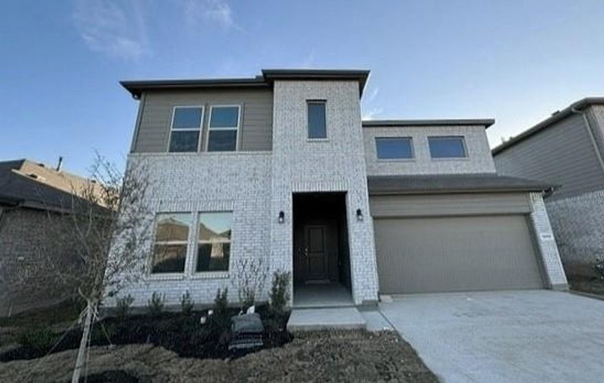 COMPLETE and READY FOR A QUICK MOVE IN!! D.R. HORTON is NOW SELLING in the NEW PHASE of their MASTER PLANNED COMMUNITY TRAILS of ELIZABETH CREEK in NORTH FORT WORTH and NORTHWEST ISD! Gorgeous open concept two Story 4 BED-3 BATH Glenwood Floorplan-Elevation D. READY NOW! Spacious Living opens to large Chef's Kitchen with Island, Pendant Lights, Quartz CT, tiled backsplash, SS Appliances, Gas Range and W-I Pantry. Luxurious main Bedroom down with two sink Quartz topped Vanity, garden tub, separate shower and W-I Closet. 3rd and 4th Bedroom, huge Game room, and full Bath with Quartz vanity upstairs. Designer Pkg including tiled Entry, Halls and wet areas plus Home is Connected Smart Home Technology and Smart Entertainment Pkg. Front exterior Coach Lights, High-efficiency HVAC and Gas Tankless Water Heater. Covered back Patio, Landscape package with full sod, full Sprinkler System. Community Pool, Cabana, Park, Tot Lot and Lazy River. Near I-35W, 114, Schools, TMS, Shops, Dining and more!